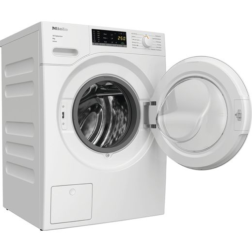 Miele W1 WSA123 WCS 8kg Washing Machine with 1400 rpm - White - Door open